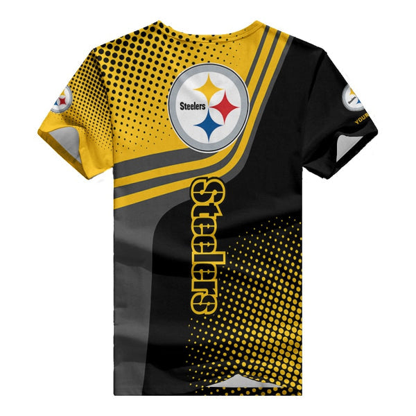 Pittsburgh Steelers 1 (54) Personalized V-neck Women T-shirt