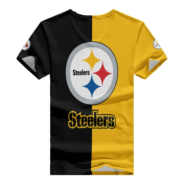 Pittsburgh Steelers 1 (58) Personalized V-neck Women T-shirt