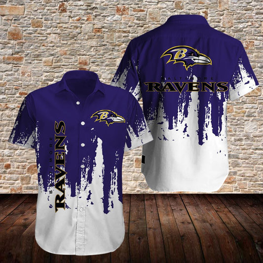 Baltimore Ravens Personalized Button Shirt and T-shirt 4
