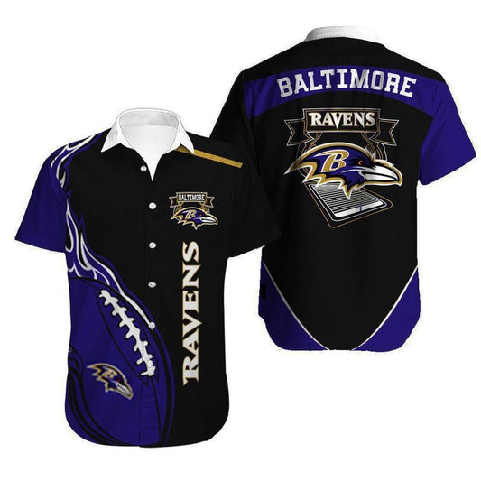 Baltimore Ravens Personalized Button Shirt and T-shirt 5