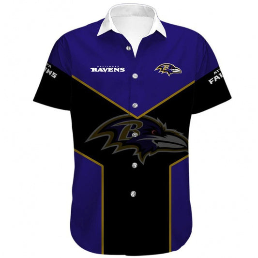 Baltimore Ravens Personalized Button Shirt and T-shirt 6