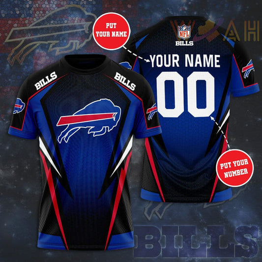 Buffalo Bills Personalized 3D T-shirt A02