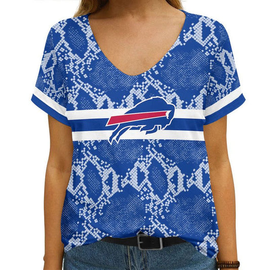 Buffalo Bills 1 (9) Personalized V-neck Women T-shirt