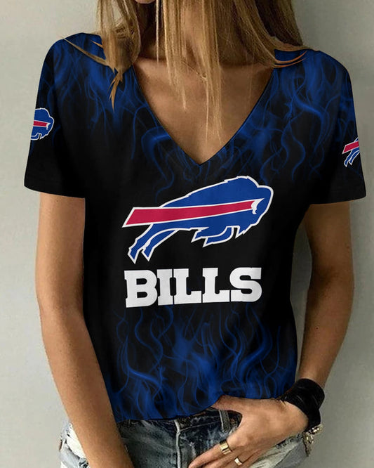 Buffalo Bills 1 (59) Personalized V-neck Women T-shirt