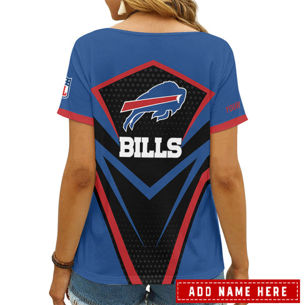 Buffalo Bills 1 (24) Personalized V-neck Women T-shirt