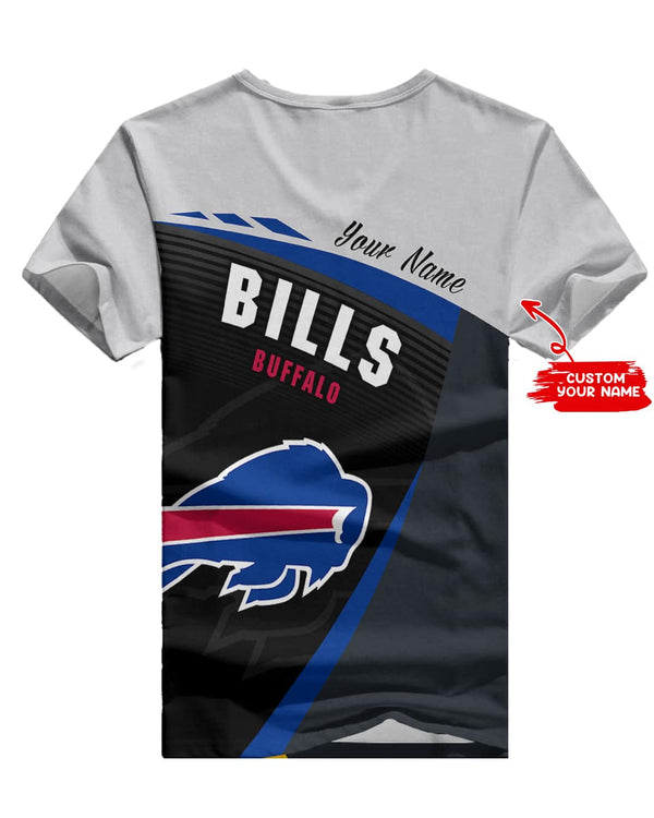 Buffalo Bills 1 (34) Personalized V-neck Women T-shirt