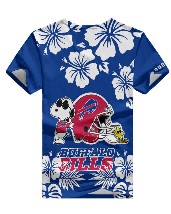 Buffalo Bills 1 (48) Personalized V-neck Women T-shirt