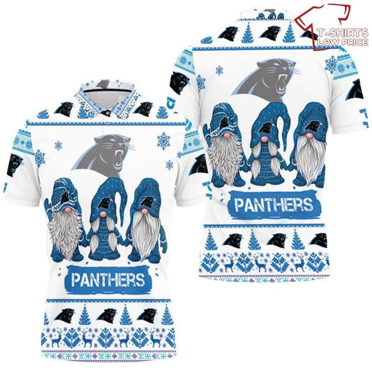 Carolina Panthers Personalized Adult Polo Shirt 014