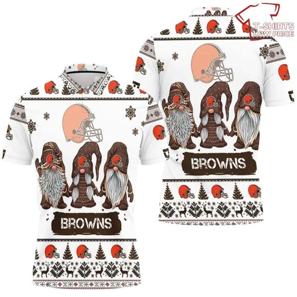 Cleveland Browns Personalized Adult Polo Shirt 014