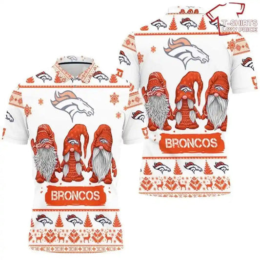 Denver Broncos Personalized Adult Polo Shirt 014