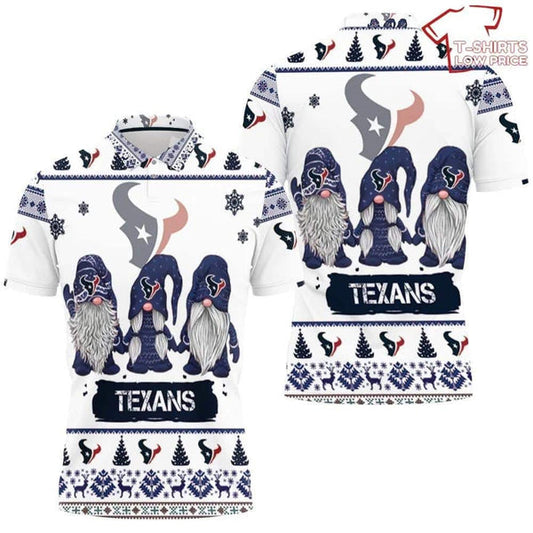 Houston Texans Personalized Adult Polo Shirt 014