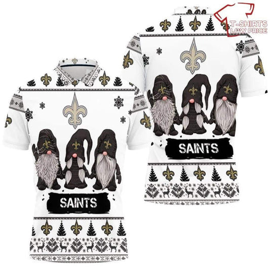 New Orleans Saints Personalized Adult Polo Shirt 014