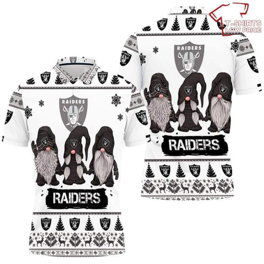 Las Vegas Raiders Personalized Adult Polo Shirt 014