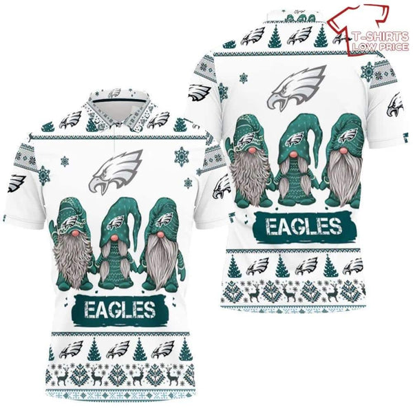 Philadelphia Eagles Personalized Adult Polo Shirt 014