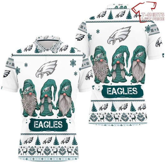Philadelphia Eagles Personalized Adult Polo Shirt 014