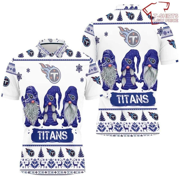 Tennessee Titans Personalized Adult Polo Shirt 014