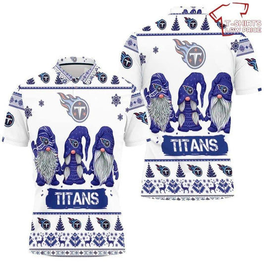 Tennessee Titans Personalized Adult Polo Shirt 014