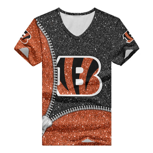 Cleveland Browns 1 (27) Personalized V-neck Women T-shirt