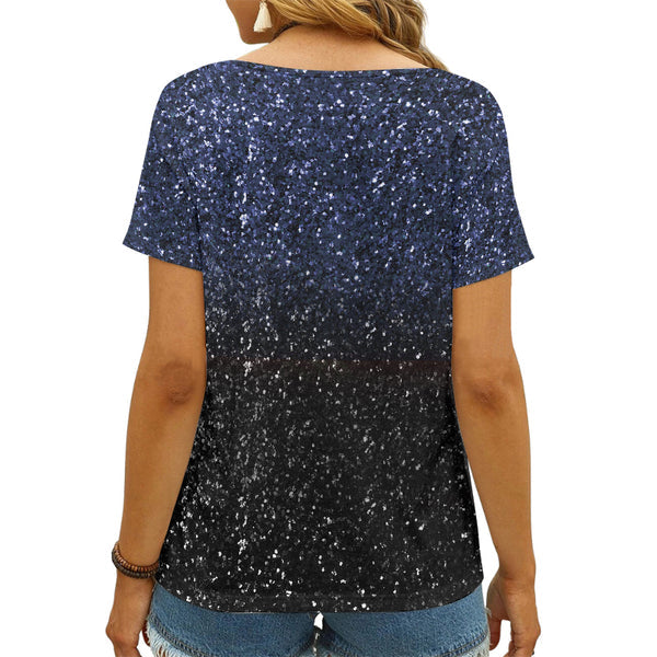 Dallas Cowboys 1 (159) Personalized V-neck Women T-shirt