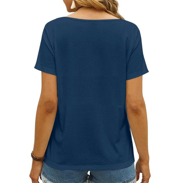 Denver Broncos 1 (31) Personalized V-neck Women T-shirt