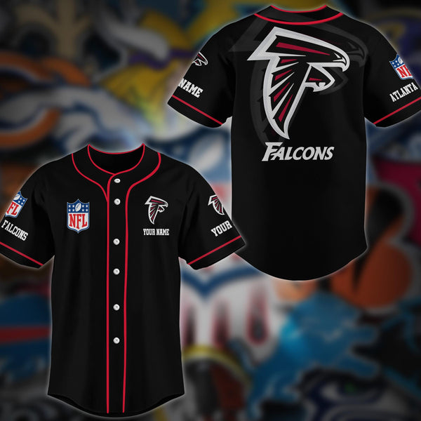 Atlanta Falcons Personalized Baseball Jersey 031