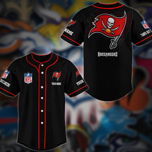 Tampa Bay Buccaneers Personalized Baseball Jersey 010