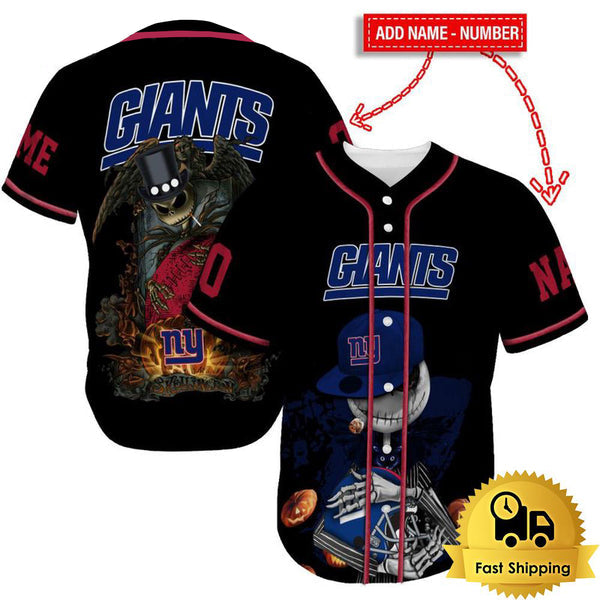 New York Giants Personalized Baseball Jersey 020