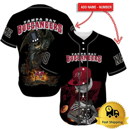 Tampa Bay Buccaneers Personalized Baseball Jersey 012