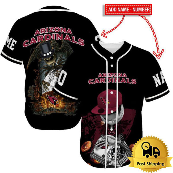 Arizona Cardinals Personalized Baseball Jersey 012