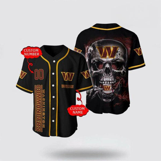 Washington Commanders Personalized Baseball Jersey 016