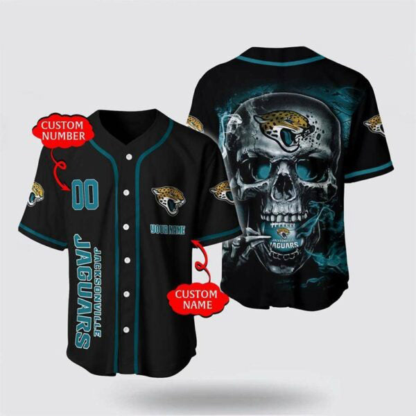 Jacksonville Jaguars Personalized Baseball Jersey 020