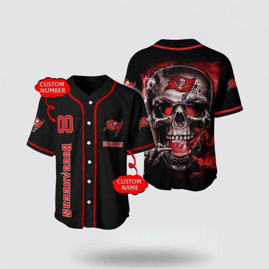Tampa Bay Buccaneers Personalized Baseball Jersey 029