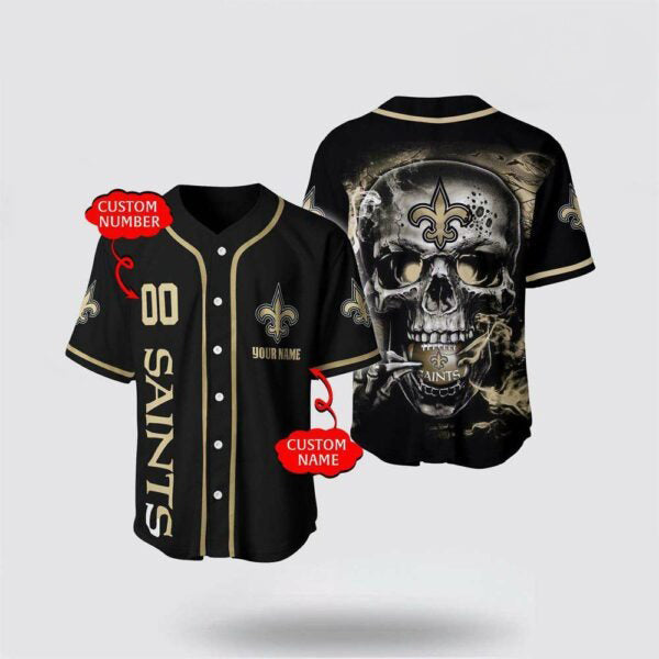 New Orleans Saints Personalized Baseball Jersey 027