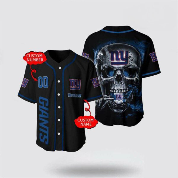 New York Giants Personalized Baseball Jersey 024