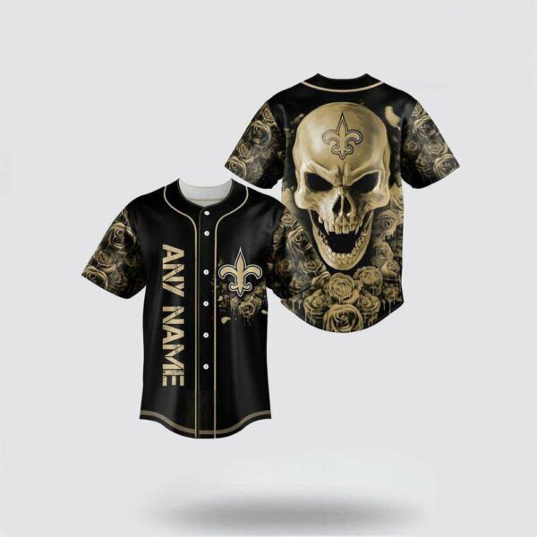 New Orleans Saints Personalized Baseball Jersey 025