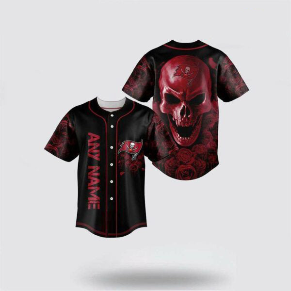 Tampa Bay Buccaneers Personalized Baseball Jersey 028