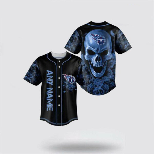 Tennessee Titans Personalized Baseball Jersey 007