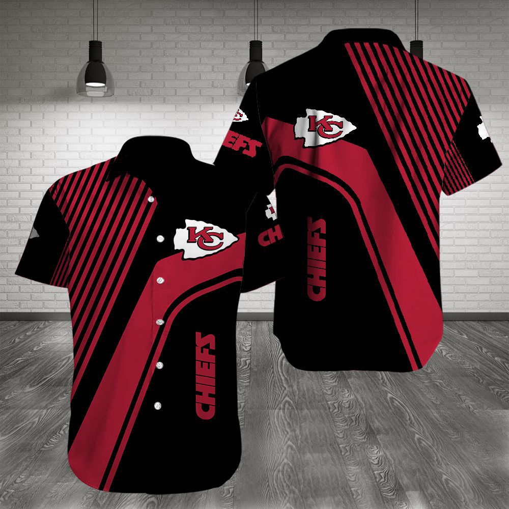 Kansas City Chiefs Personalized Button Shirt and T-shirt 2