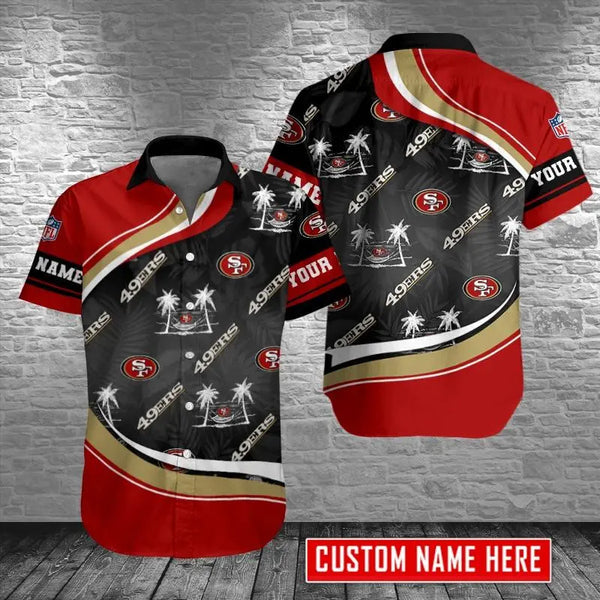 San Francisco 49ers 2 (30) Personalized Hawaiian Button down shirt