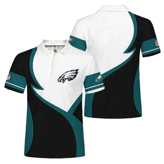 Philadelphia Eagles Personalized Adult Polo Shirt 013