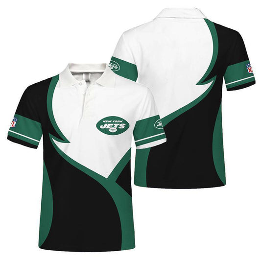 New York Jets Personalized Adult Polo Shirt 013