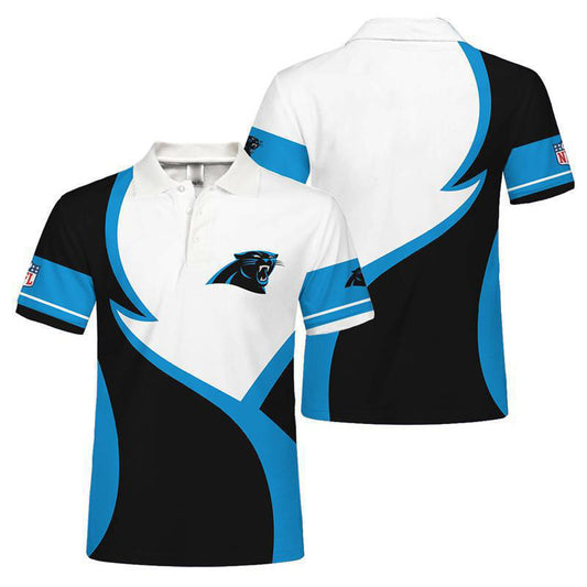 Carolina Panthers Personalized Adult Polo Shirt 013