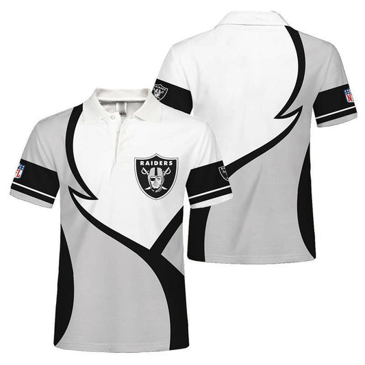 Las Vegas Raiders Personalized Adult Polo Shirt 013