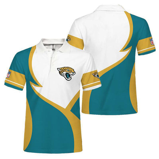 Jacksonville Jaguars Personalized Adult Polo Shirt 013