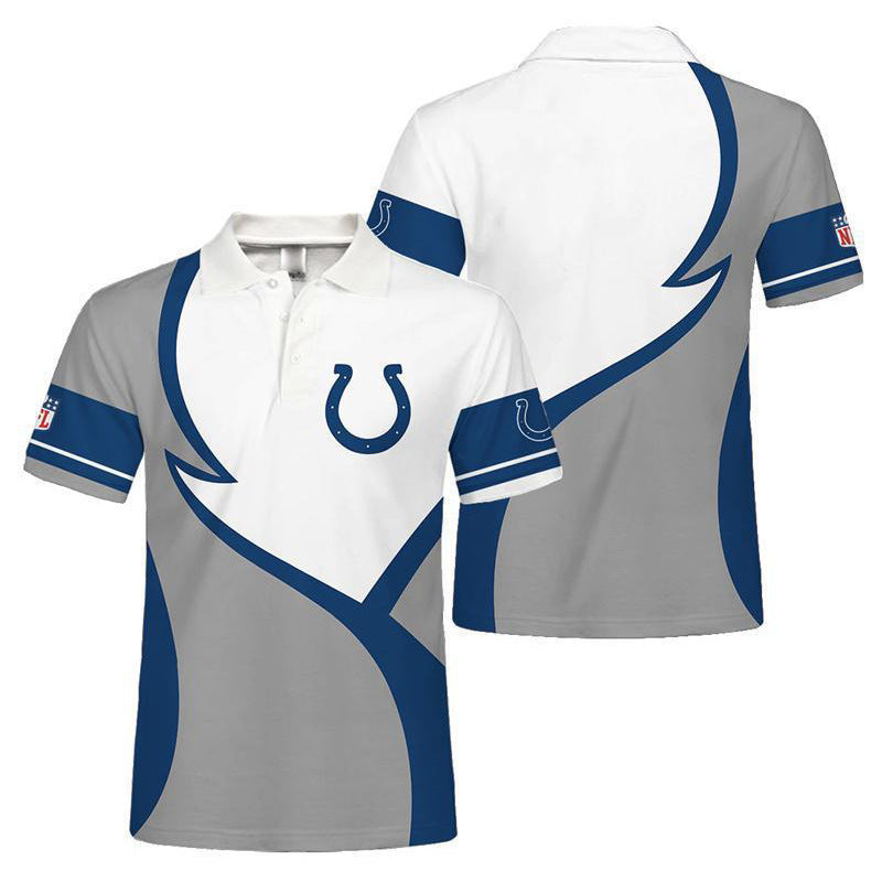 Indianapolis Colts Personalized Adult Polo Shirt 013