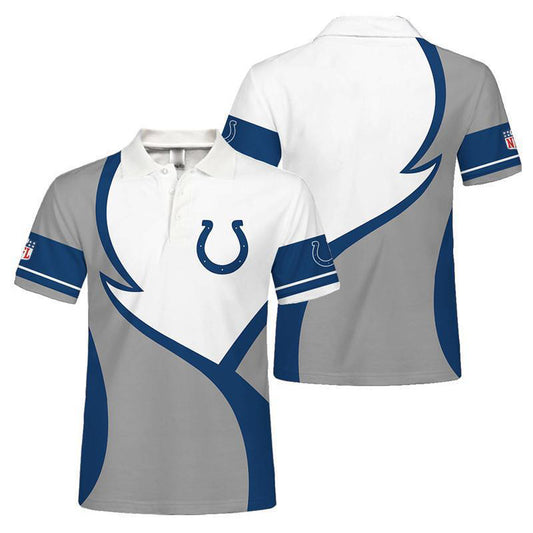 Indianapolis Colts Personalized Adult Polo Shirt 013