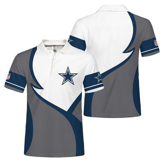 Dallas Cowboys Personalized Adult Polo Shirt 013