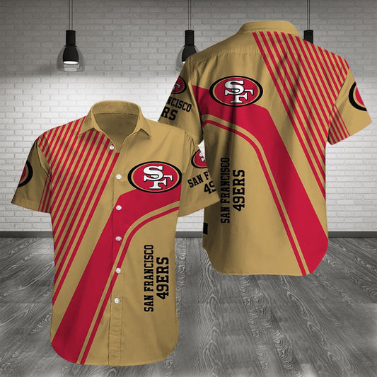 San Francisco 49ers Personalized Button Shirt and T-shirt 2