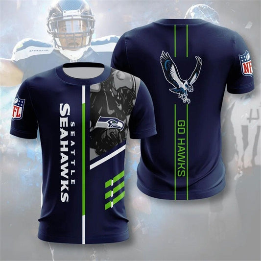 Seattle Seahawks Personalized T-Shirt A04