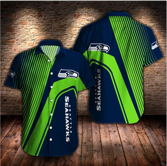Seattle Seahawks2 Personalized Button Shirt and T-shirt 2